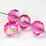5300 10mm Rose AB Faceted Bead-General Bead