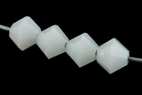 Swarovski 5301/5328 White Alabaster Bicone (3mm, 4mm, 5mm, 6mm)-General Bead