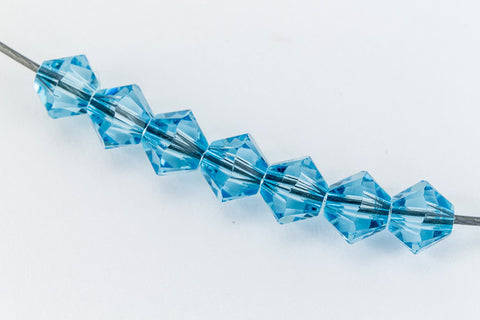 Swarovski 5301 Aqua Bicone-General Bead