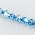 Swarovski 5301 Aqua AB Bicone-General Bead