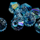 Swarovski 5301 Aqua AB Bicone-General Bead