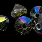 Swarovski 5301 Black Diamond AB Bicone-General Bead