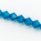 Swarovski 5301 Caribbean Blue Opal Bicone-General Bead