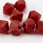 Swarovski 5301 Dark Red Coral Bicone-General Bead