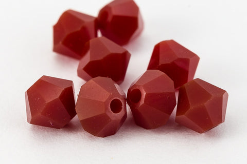 Swarovski 5301 Dark Red Coral Bicone-General Bead