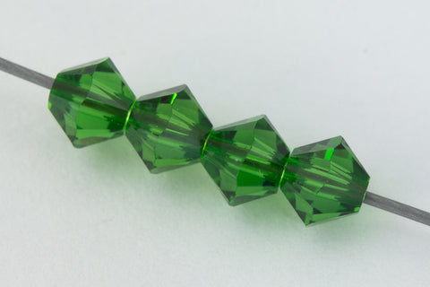 Swarovski 5301 Fern Green Bicone (3mm, 4mm, 5mm, 6mm, 8mm)-General Bead