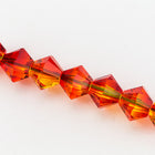 Swarovski 5301 Fire Opal Bicone-General Bead