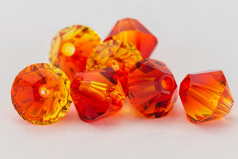 Swarovski 5301 Fire Opal Bicone-General Bead