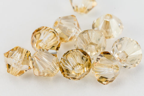 Swarovski 5301 Golden Shadow Bicone-General Bead
