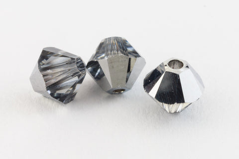 Swarovski 5301 Light Chrome Bicone (3mm, 4mm, 5mm, 6mm)-General Bead