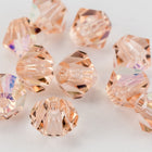 Swarovski 5301 Light Peach AB Bicone (3mm, 4mm, 5mm, 6mm, 8mm)-General Bead
