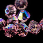 Swarovski 5301 Light Rose AB Bicone-General Bead