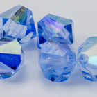 Swarovski 5301 Light Sapphire AB Bicone-General Bead