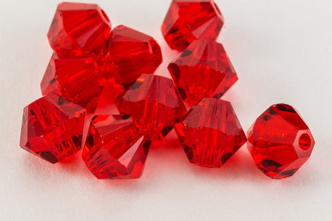 Swarovski 5301 Light Siam Bicone-General Bead