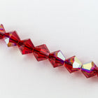 Swarovski 5301 Light Siam AB Bicone-General Bead