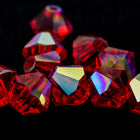 Swarovski 5301 Light Siam AB Bicone-General Bead