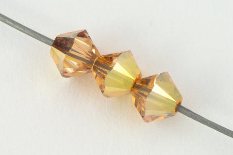 Swarovski 5301/5328 Metallic Sunshine Bicone (3mm, 4mm, 6mm)-General Bead