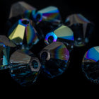 Swarovski 5301 Montana AB Bicone-General Bead