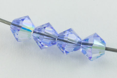 Swarovski 5301/5328 Provence Lavender AB Bicone (3mm, 4mm, 5mm, 6mm, 8mm)-General Bead