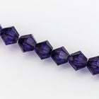 Swarovski 5301 Purple Velvet Bicone (3mm, 4mm, 5mm, 6mm)-General Bead
