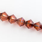Swarovski 5301 Red Magma Bicone-General Bead