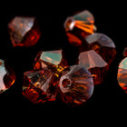 Swarovski 5301 Red Magma Bicone-General Bead