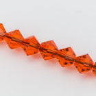 Swarovski 5301 Red Topaz Bicone-General Bead