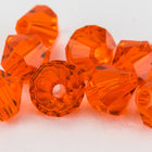 Swarovski 5301 Red Topaz Bicone-General Bead