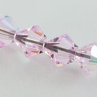 Swarovski 5301/5328 Rosaline AB Bicone (3mm, 5mm)-General Bead