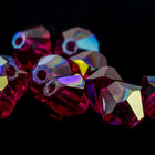 Swarovski 5301 Ruby AB Bicone-General Bead
