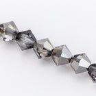 Swarovski 5301 Silver Night Bicone-General Bead