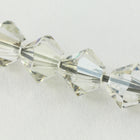 Swarovski 5328 Silver Shade Bicone (2.5mm, 3mm, 4mm, 5mm, 6mm, 8mm)-General Bead