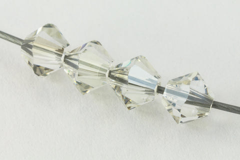 Swarovski 5328 Silver Shade Bicone (2.5mm, 3mm, 4mm, 5mm, 6mm, 8mm)-General Bead