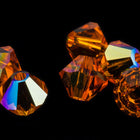 Swarovski 5301 Sun AB Bicone-General Bead