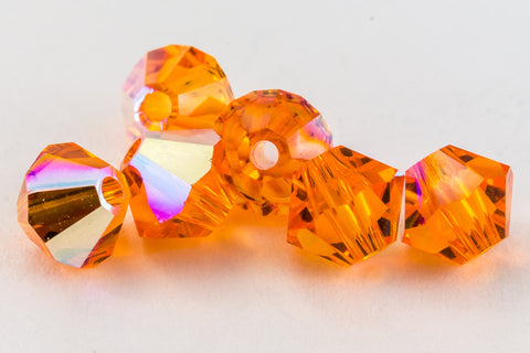 Swarovski 5301 Sun AB Bicone-General Bead