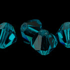 Swarovski 5301/5328 Blue Zircon Bicone (3mm, 4mm, 5mm, 6mm, 8mm)-General Bead
