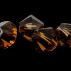 Swarovski 5301/5328 Smoked Topaz Bicone (4mm, 5mm, 6mm, 8mm)-General Bead