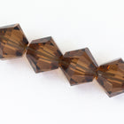 Swarovski 5301/5328 Smoked Topaz Bicone (4mm, 5mm, 6mm, 8mm)-General Bead