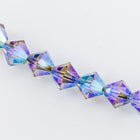 Swarovski 5301 Black Diamond AB 2X Bicone-General Bead