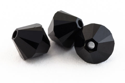 Swarovski 5301 Jet Bicone (3mm, 4mm, 5mm, 6mm, 8mm, 10mm)-General Bead