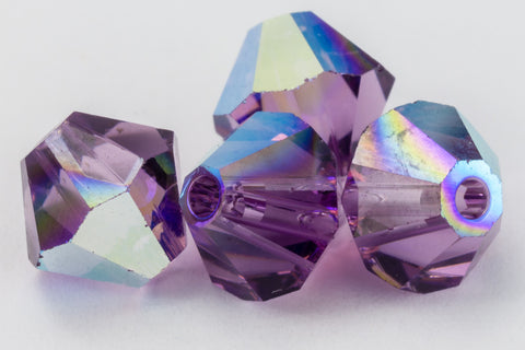 Swarovski 5301 Lilac AB Bicone-General Bead