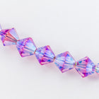 Swarovski 5301 Rose AB 2X Bicone-General Bead
