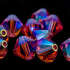 Swarovski 5301 Rose AB 2X Bicone-General Bead