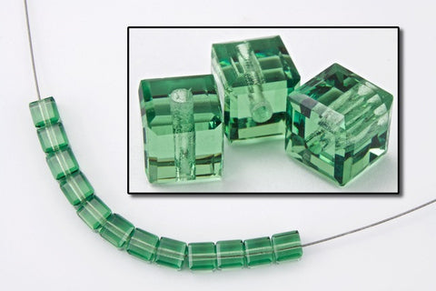 Swarovski 5601 Erinite Cube Bead-General Bead