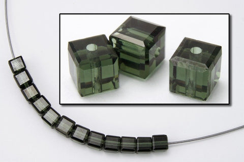 Swarovski 5601 Morion Cube Bead-General Bead