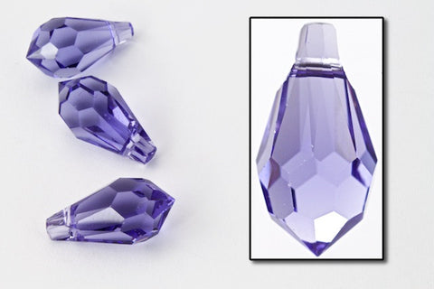 Swarovski 6000 11mm x 5.5mm Tanzanite Teardrop-General Bead
