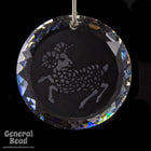 Swarovski 6051 20mm Aries Etched Crystal Pendant-General Bead