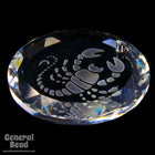 Swarovski 6051 20mm Scorpio Etched Crystal Pendant-General Bead
