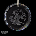 Swarovski 6051 20mm Virgo Etched Crystal Pendant-General Bead