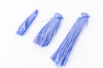 Sapphire Medium Silk Tassel (1”-1.25”) #TAB025-General Bead